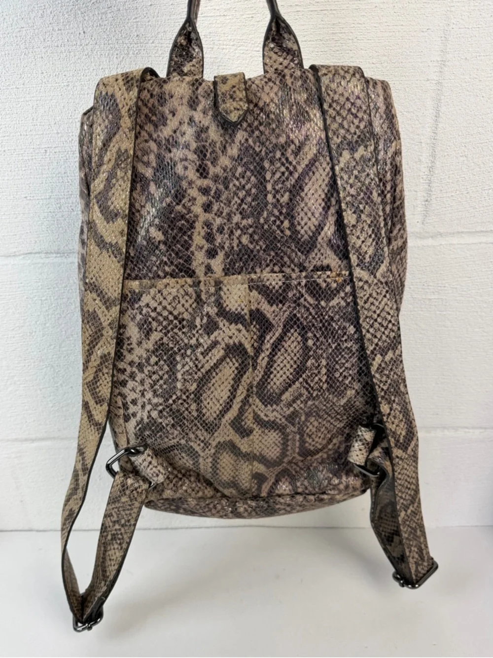 Aimee Kestenberg Tamitha Holographic Snakeprint Backpack